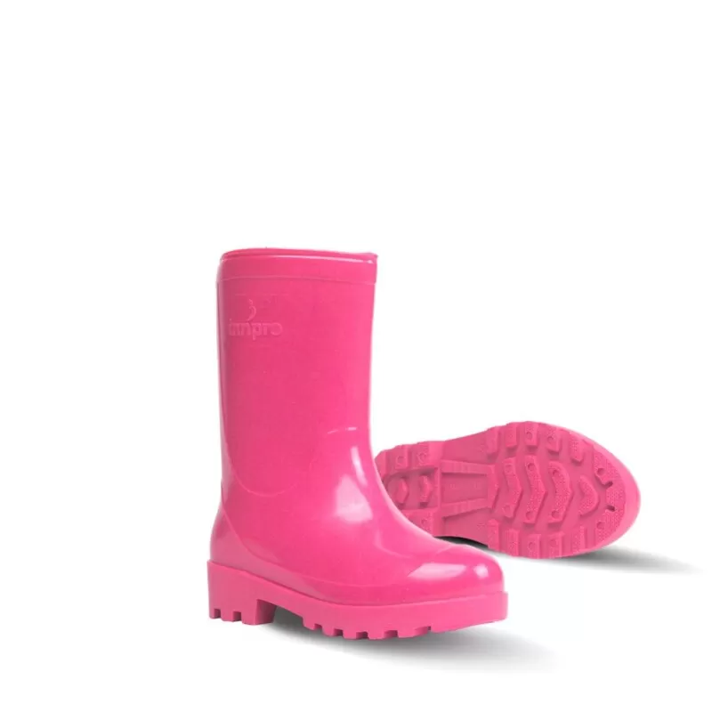 Bota PVC Infantil Innpro Kids Tamanho 22/23 Rosa