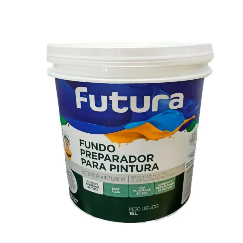 Fundo Preparador Base de Água Futura Balde 16 Litros