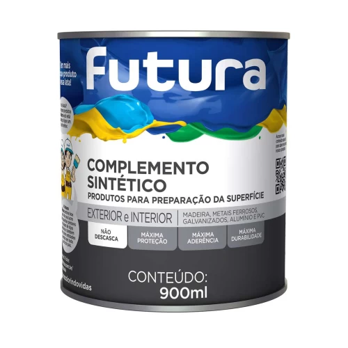 Futura Fundo Branco Para Madeira 900ml - Branco fosco