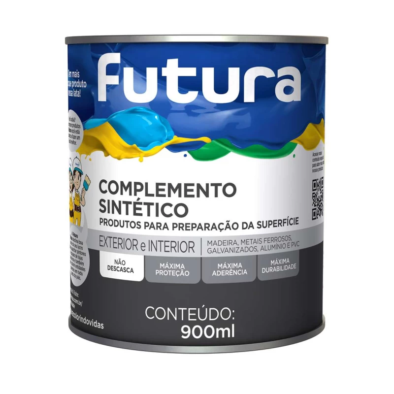 Futura Fundo Cinza Anticorrosivo 900ml - Cinza