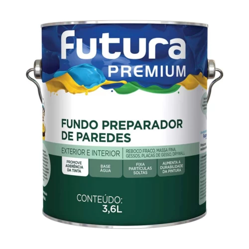 Futura Premium Preparador Para Pintura 3,6 Litros - Incolor