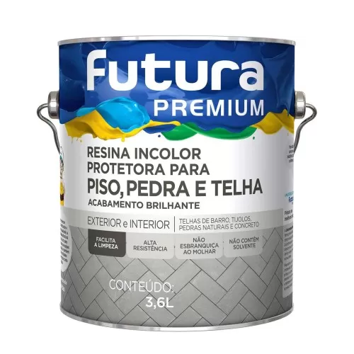 Futura Premium Resina Incolor 3,6 Litros - Incolor