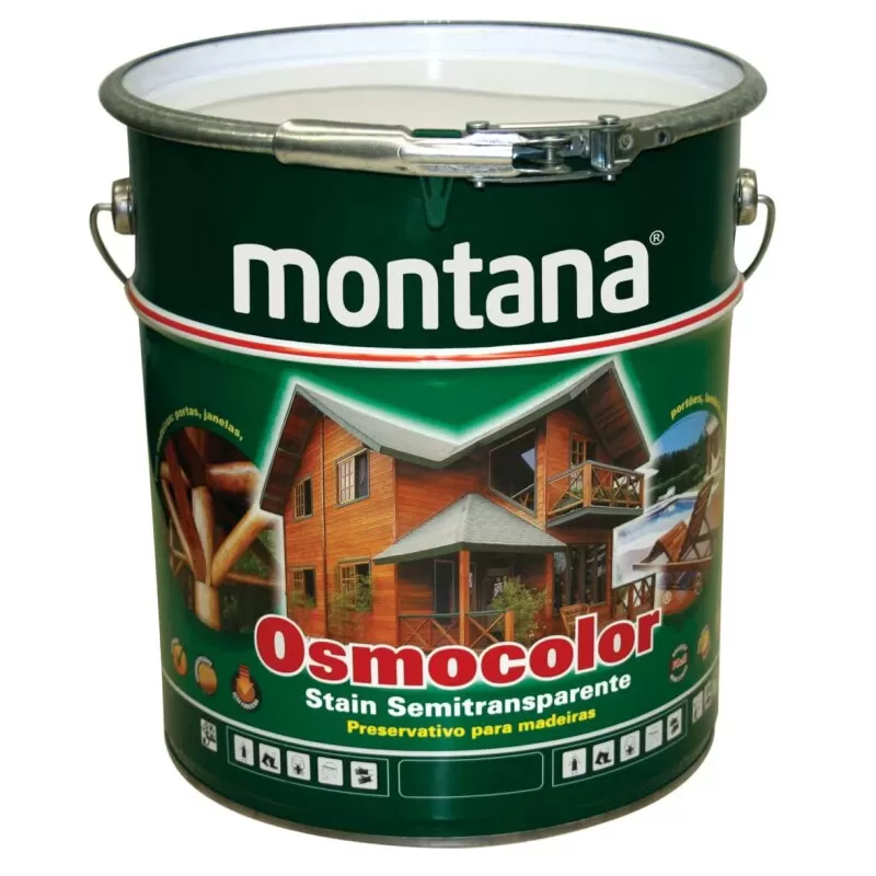 Osmocolor Stain Montana 18 Litros - Mogno