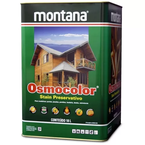 Osmocolor Stain UV Deck Montana 18 Litros - Castanho