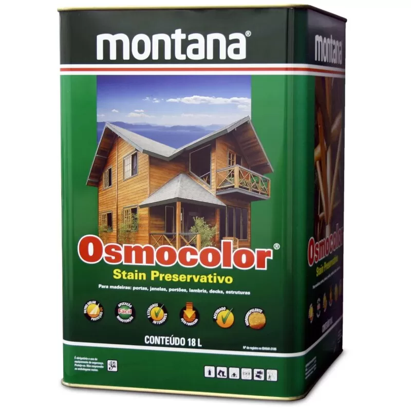 Osmocolor Stain UV Gold Montana 18 Litros - Natural brilhante