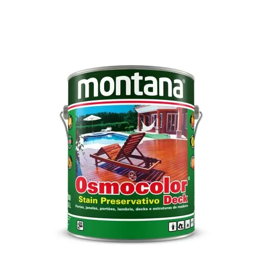Osmocolor Stain UV Glass Montana 3,6 Litros - Incolor