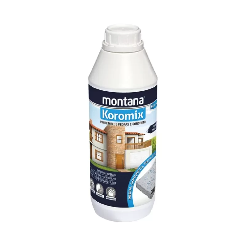 Protetor Para Pedra e Concreto Montana Koromix 1 Litro - Incolor fosco