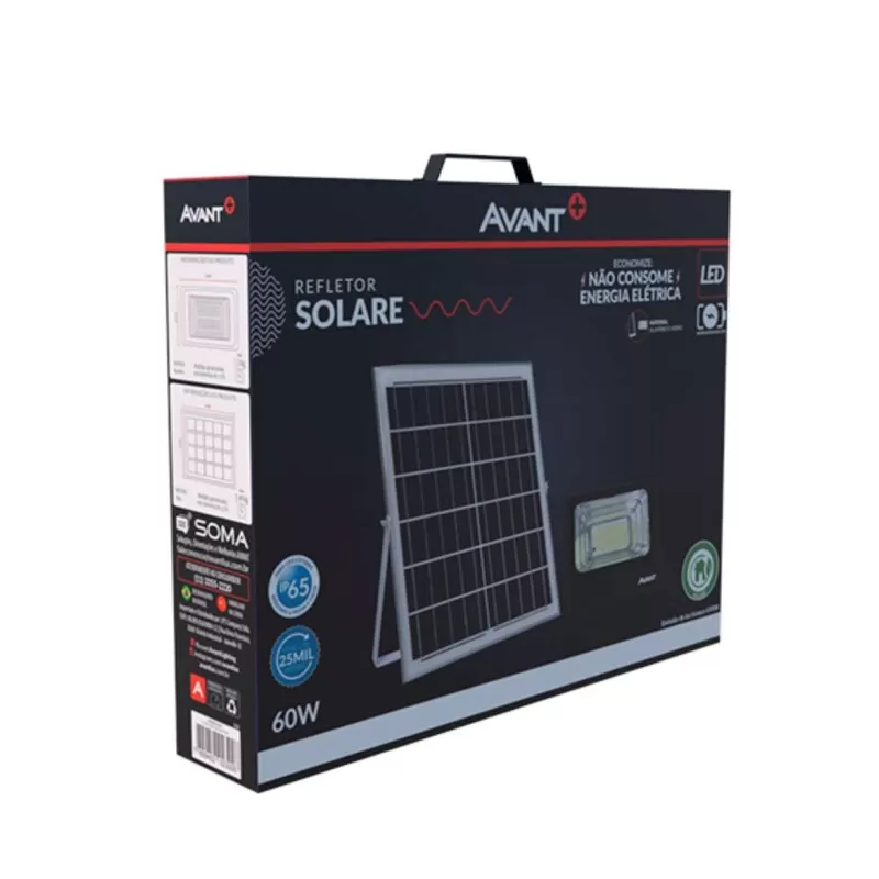 Refletor Solar Led 60 Wats Avant