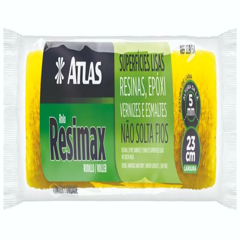 Rolo de Lã Sintética Resimax Atlas 23cm