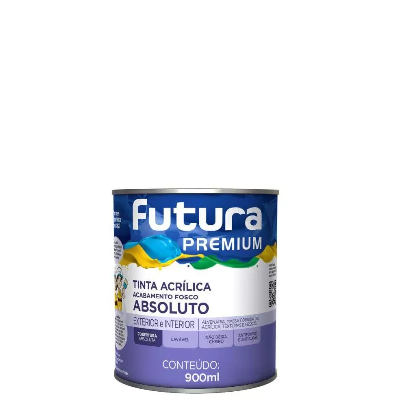 Tinta Acrílica Futura Premium 900ml