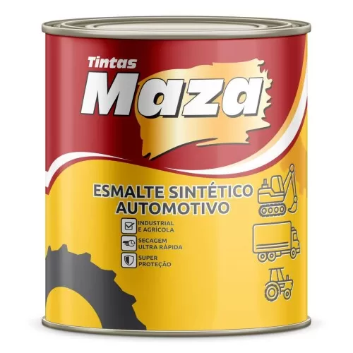 Tinta Esmalte Sintético Industrial Maza 900ml