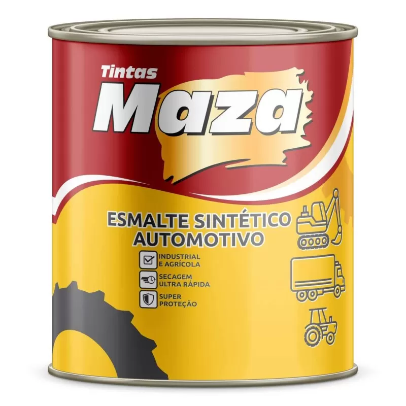 Tinta Esmalte Sintético Industrial Maza 900ml