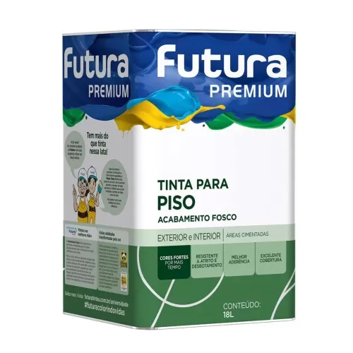 Tinta Piso Futura Premium 18 Litros - Azul