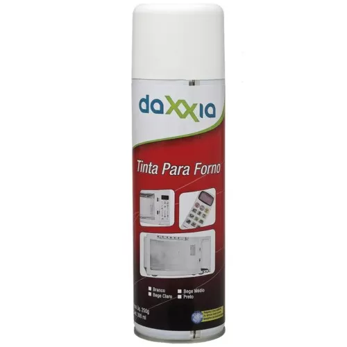 Tinta Spray Para Forno Daxxia 250g/300ml - Branco brilhante