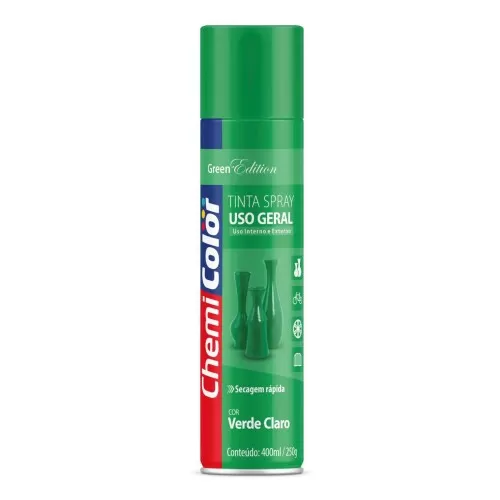 Tinta Spray Uso Geral Chemicolor 400ml - Verde claro