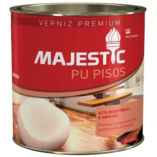 Verniz Poliuretano Majestic Brilhante Incolor 900ml
